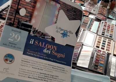 Un Trucco da STAR ” Un sogno per le pazienti del dipartimento di Oncologia – Ospedale Ruggi di Salerno – Aprile 2022